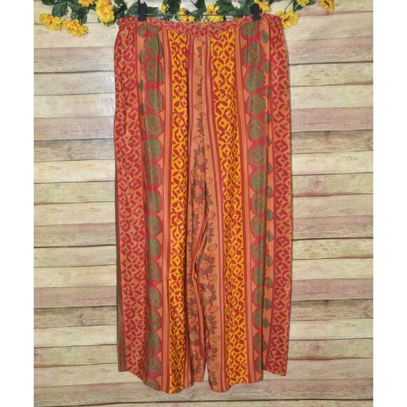 RARE Designer Oscar de la Renta 80's 2 PC Ensemble Silk Pants & Duster Size 10 - Picture 12 of 16